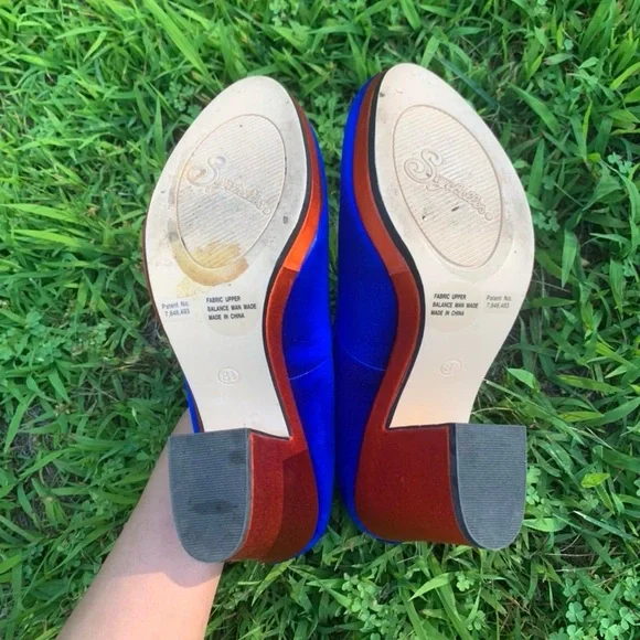 Seychelles Montreal Heel in Cobalt & Orange - Picture 4 of 6